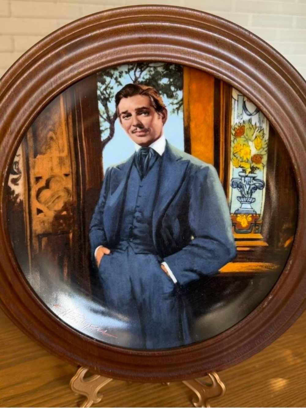 Vintage Gone With the Wind Collector’s Plate “Frankly My Dear”